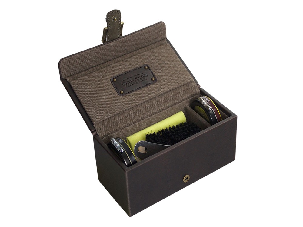Skoputskit Jacob Jones Brown & Khaki – utan gravyr Skoputskit Jacob Jones Brown & Khaki – utan gravyr