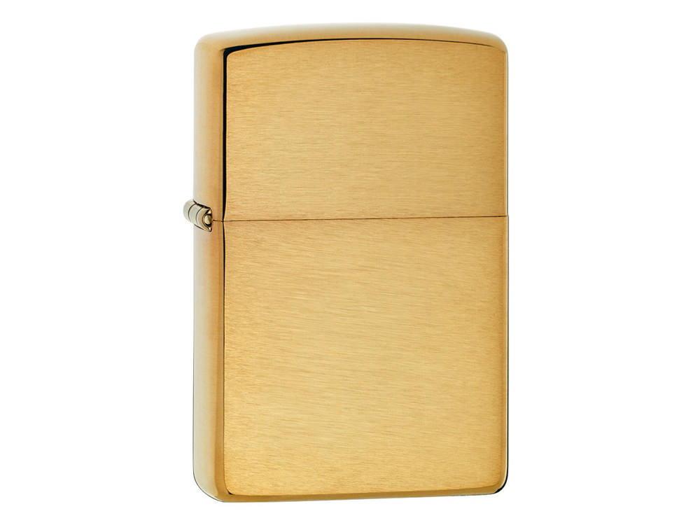 Zippo Brushed Brassproduktzoombild #1