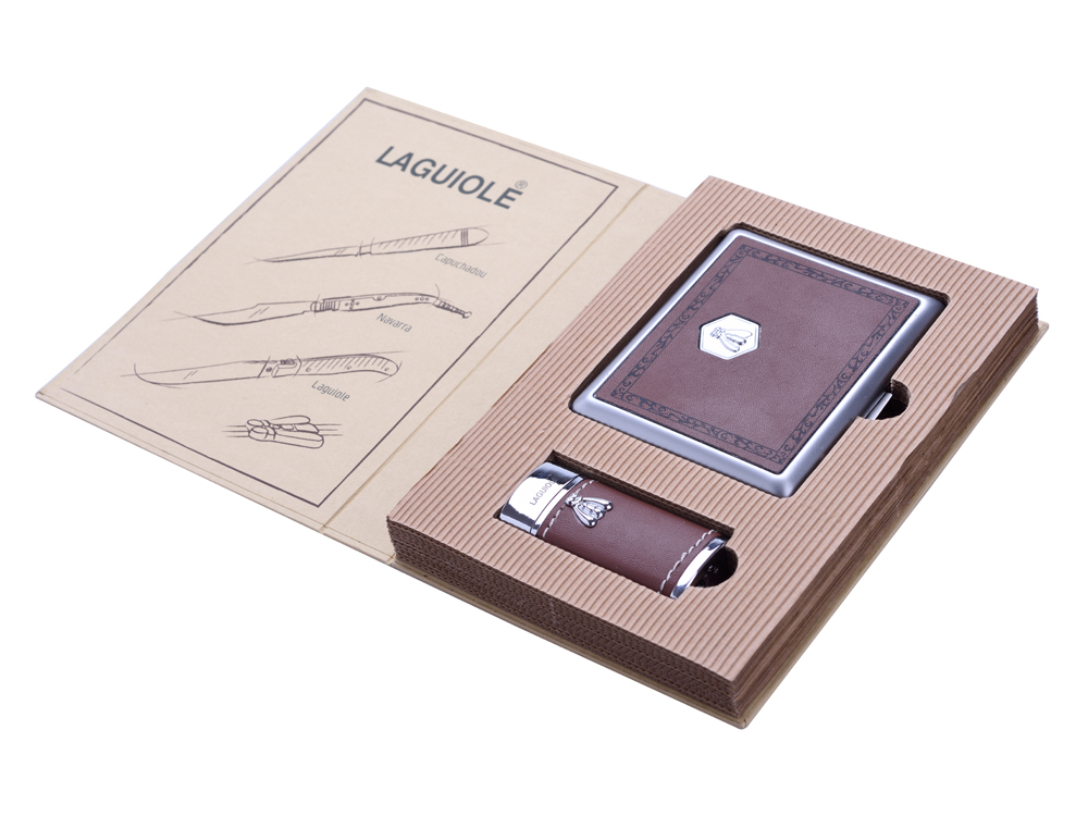 Cigarettset Laguiole Brownproduktzoombild #1