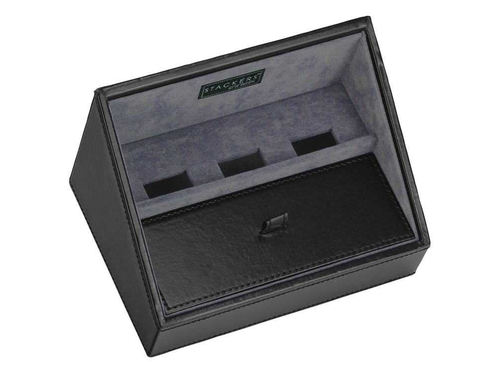 Laddningsstation Stackers Black Executive – utan gravyr Laddningsstation Stackers Black Executive – utan gravyr