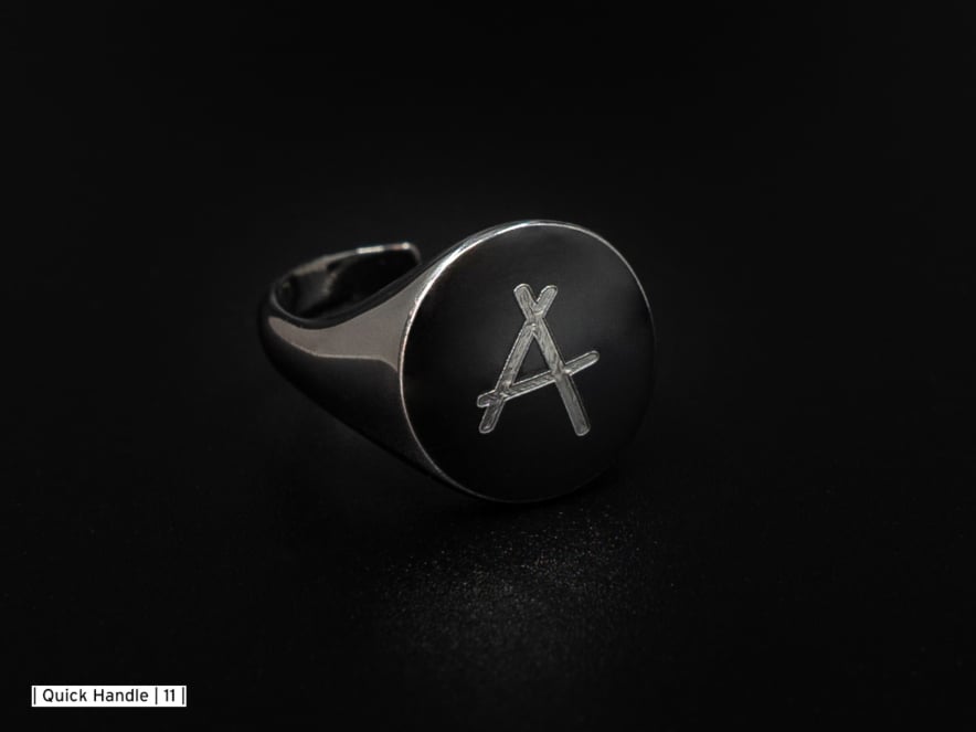 Anatolio Klackring Herr Justerbar 925 Sterling Silver BRHproduktbild #2