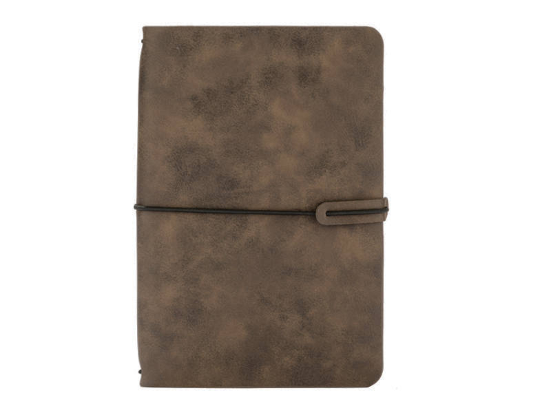 Anteckningsbok Antik Eco-läder Brunproduktbild #2