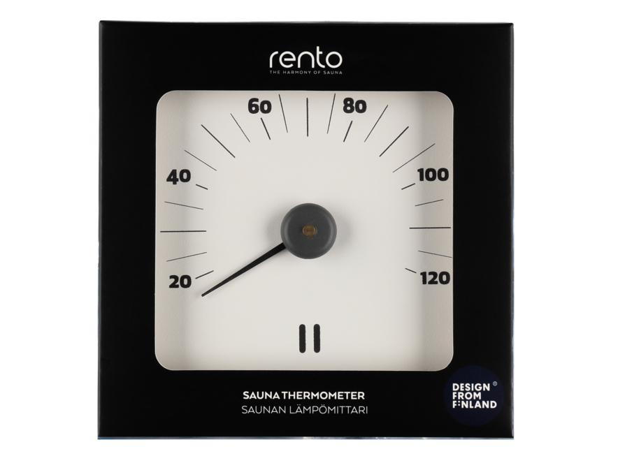 Bastutermometer Rento Vitproduktbild #3