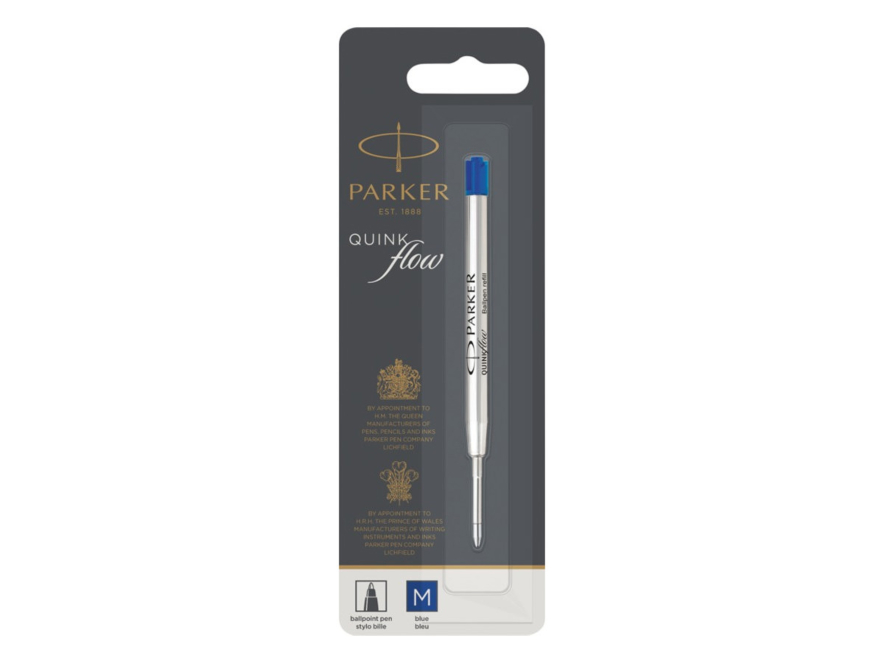 1 st Original Bläckpatron Parker Refill Quinkflow Blåproduktbild #1