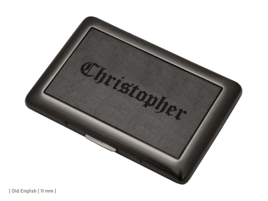 Korthållare Carrier Slim Leather Smokeproduktbild #4