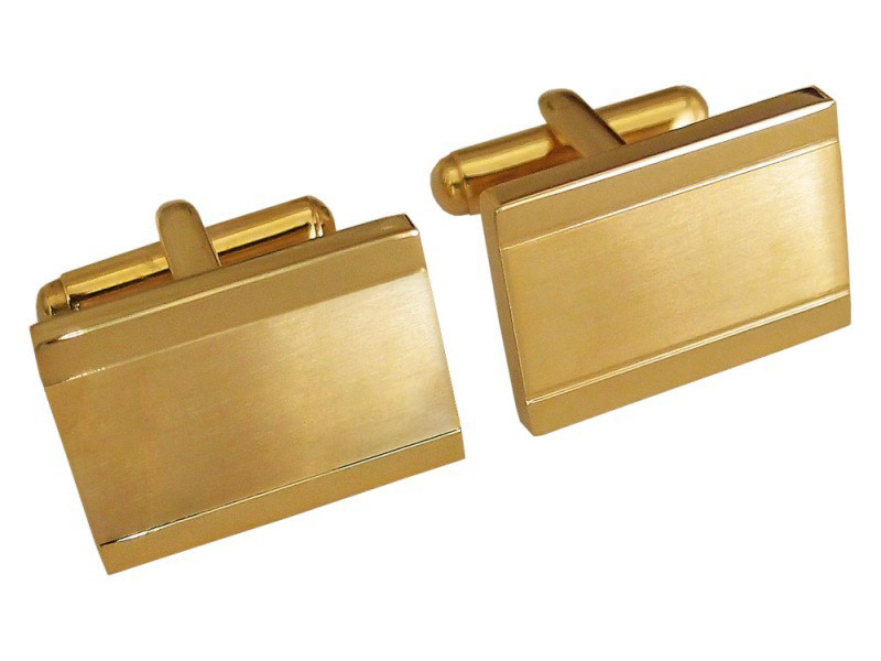 Manschettknappar Chicago Goldenproduktbild #1