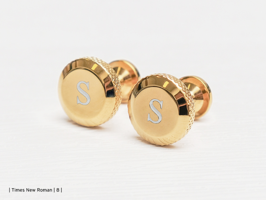 Manschettknappar Skultuna 1607 Icon Model 8 Gold Platedproduktbild #5