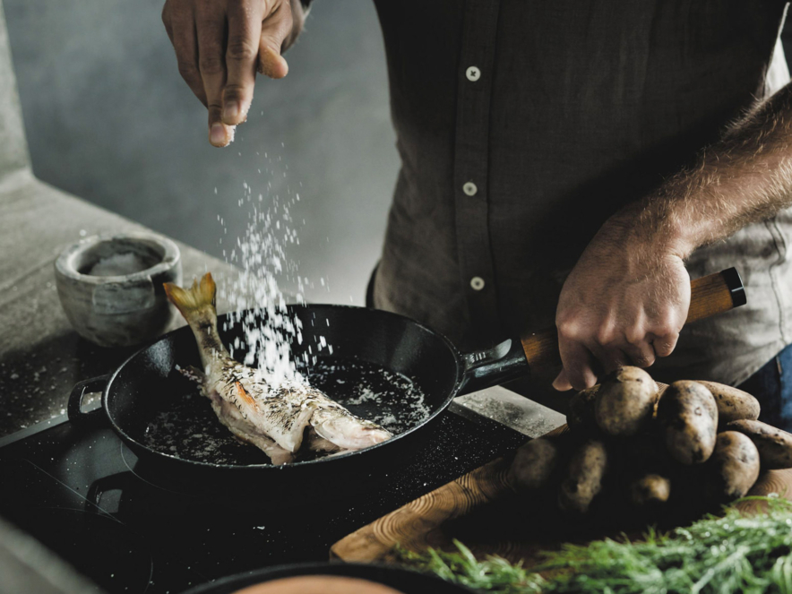 Stekpanna Gjutjärn Fiskars Norden 26 cmproduktbild #3
