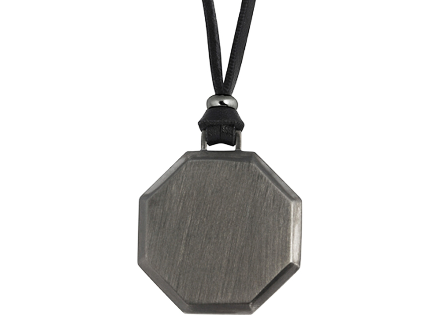 Halsband Octagon Gun Metalproduktbild #1