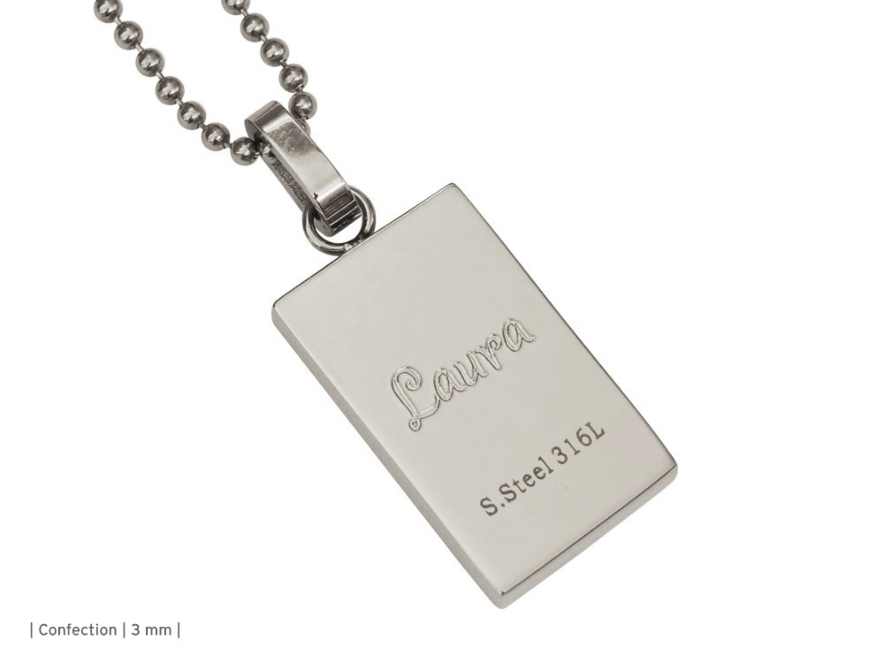 Halsband Inori Checkers Steelproduktbild #2