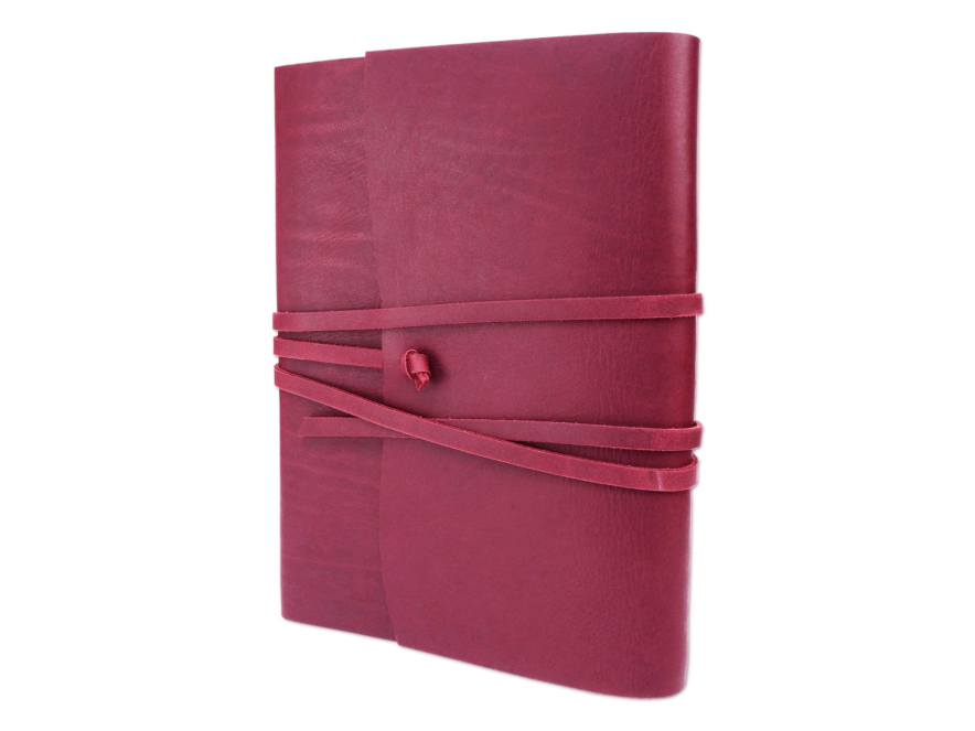 Journal Amantius Läder Lila Fucsia 180 x 250 mmproduktbild #1