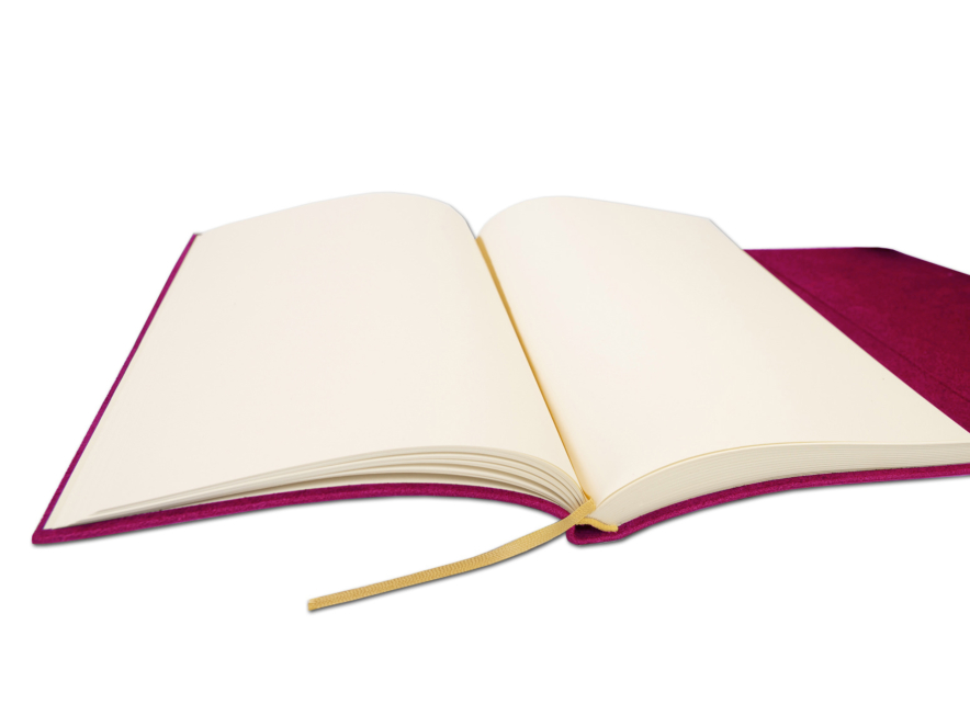 Journal Amantius Läder Lila Fucsia 180 x 250 mmproduktbild #2