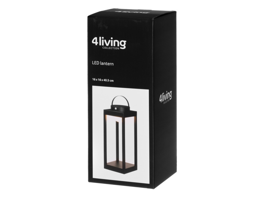 Ljuslykta LED 4-Living Svart 40,5 cmproduktbild #3