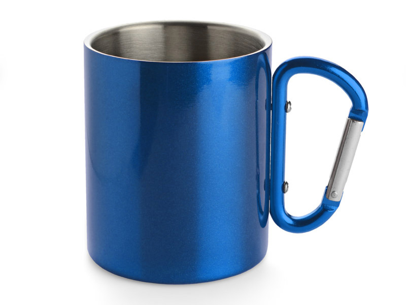 Metallmugg Karbinhake Forest Blåproduktbild #1
