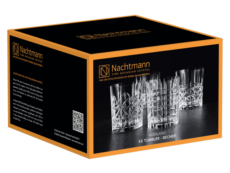 Whiskyglas Nachtmann Highland Tumbler 33 cl 4-packproduktbild #4