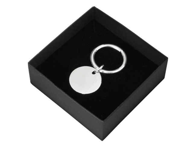 Nyckelring Sterling Silver Circleproduktbild #1