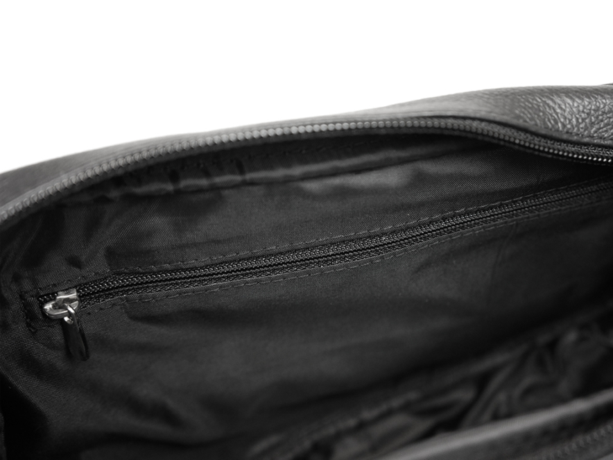 Necessär Pfeilring Double Black Leatherproduktbild #3