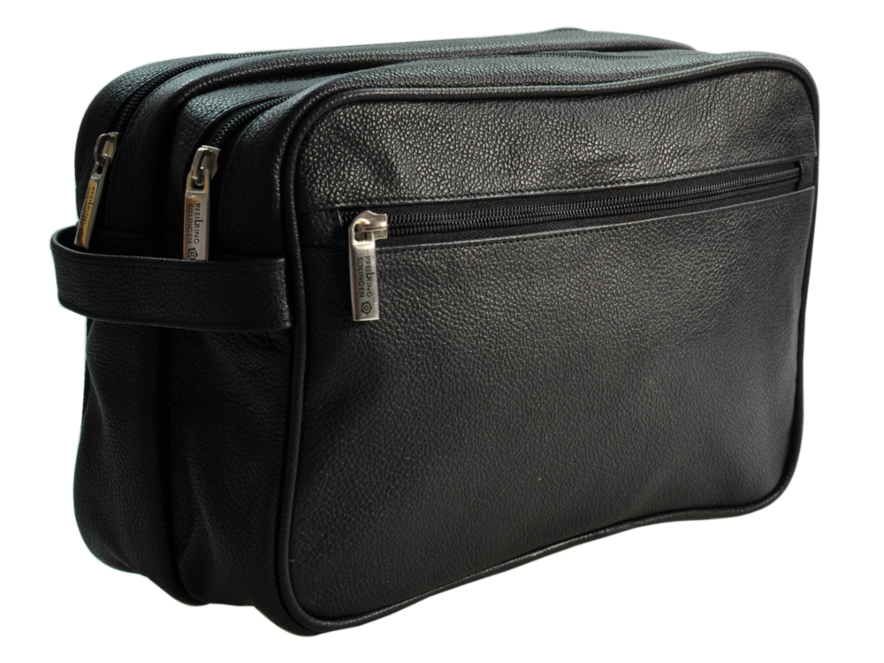 Necessär Pfeilring Double Black Leatherproduktbild #1