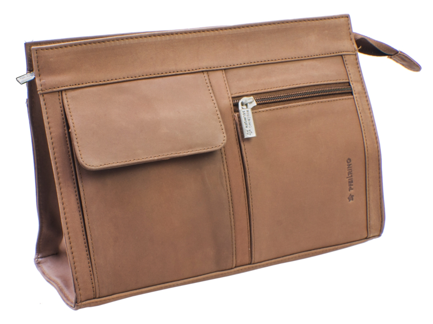 Necessär Pfeilring Single Brown Leatherproduktbild #1