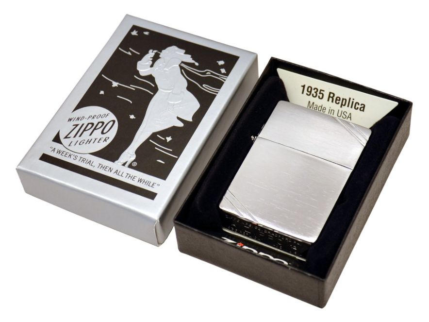 Zippo Replica 1935 w Slashesproduktbild #3