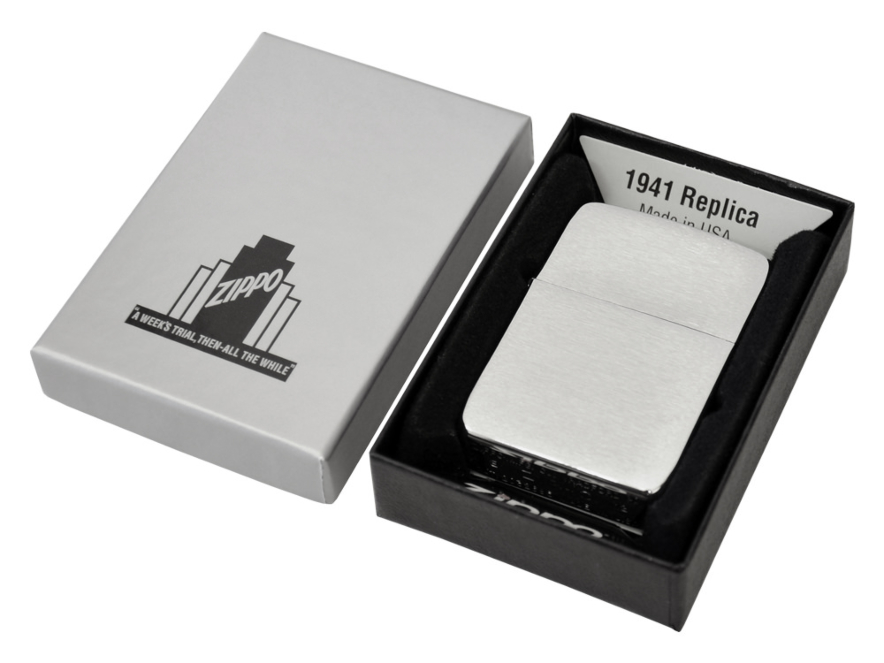 Zippo Replica 1941 Brushed Chromeproduktbild #3