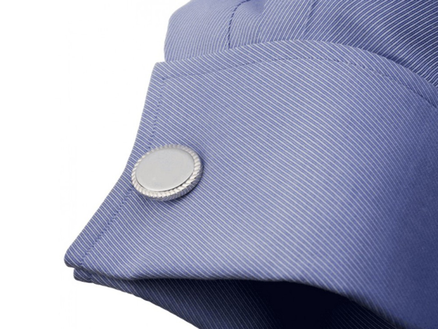 Manschettknappar Ox & Bull Silver Roundproduktbild #4