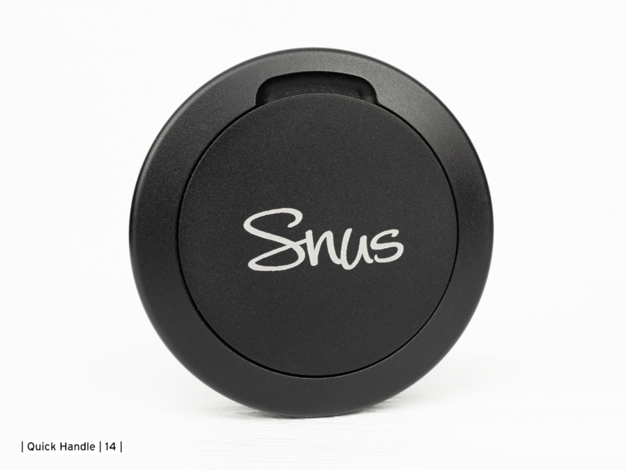 Snusdosa Dus Slim Vintage Alu Blackproduktbild #3
