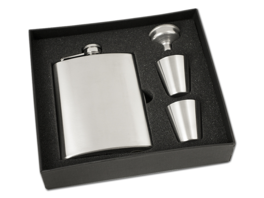 Fickplunta Presentask Steel Flaskproduktbild #1