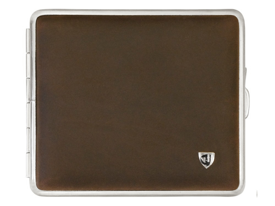 Cigarettetui VH Brown Leather Matteproduktbild #2