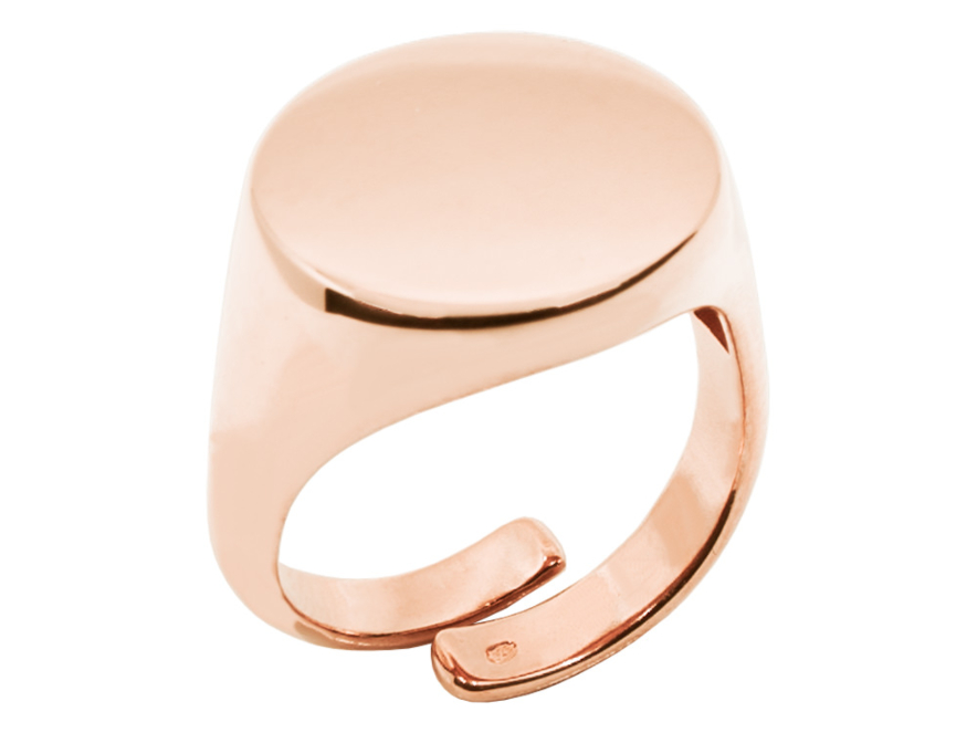 Vittorio Klackring Herr Justerbar Roséguldpläterad 925 Sterling Silverproduktbild #1