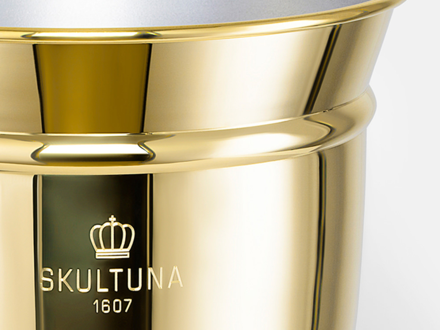 Champagne & Vinkylare Skultuna 1607 Polished Brassproduktbild #2