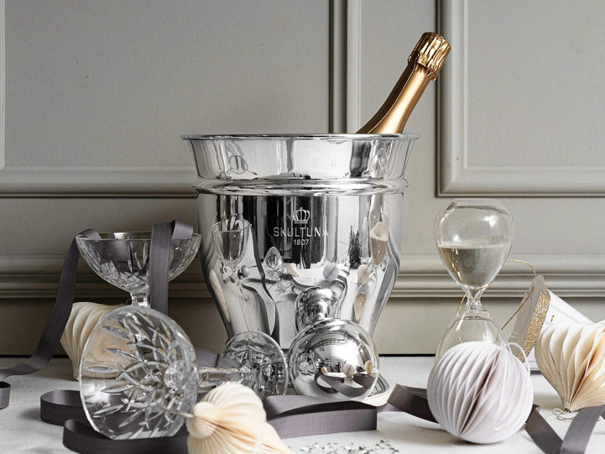 Champagne & Vinkylare Skultuna 1607 Silver Platedproduktbild #3