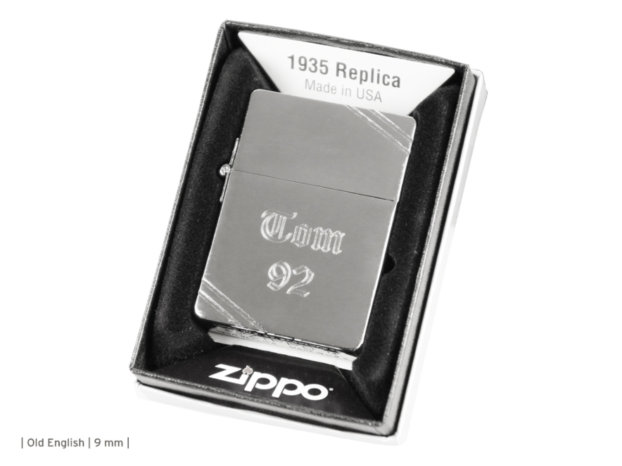 Zippo Replica 1935 w Slashesproduktbild #2
