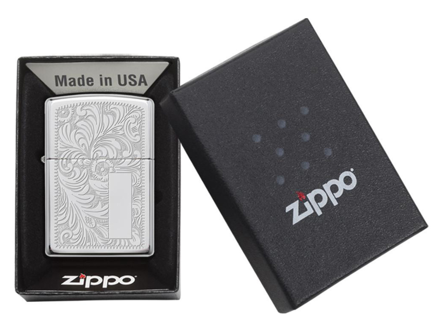 Zippo Venetian Chromeproduktbild #4