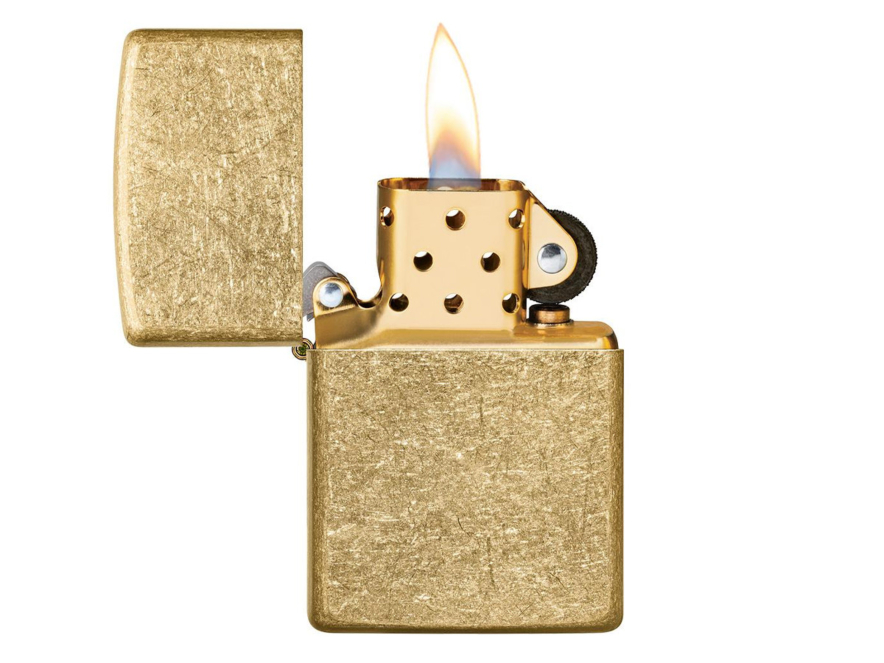 Zippo Tumbled Brassproduktbild #2
