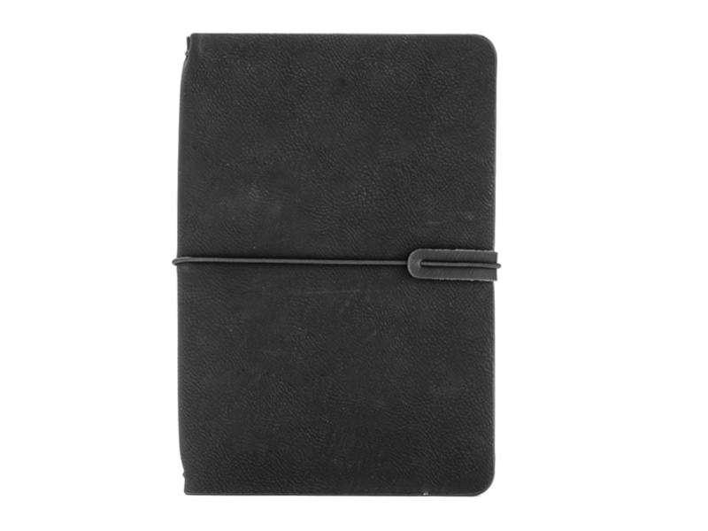 Anteckningsbok Antik Eco-läder Svartproduktbild #2