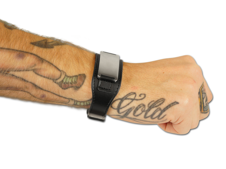 Armband Rocker Steel & Leather Blackproduktbild #2
