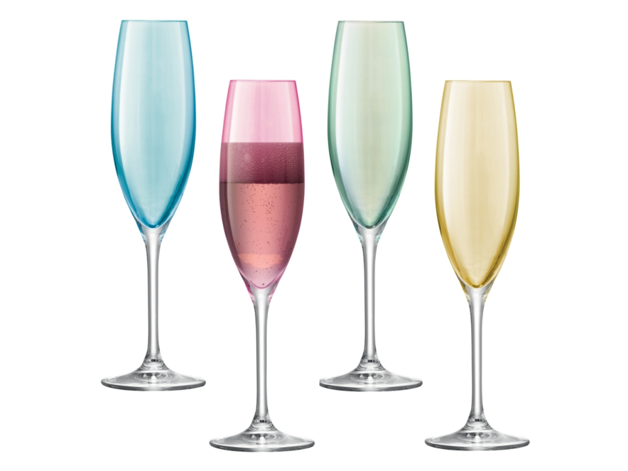 Champagneglas LSA Polka Pastel 4-packproduktbild #1