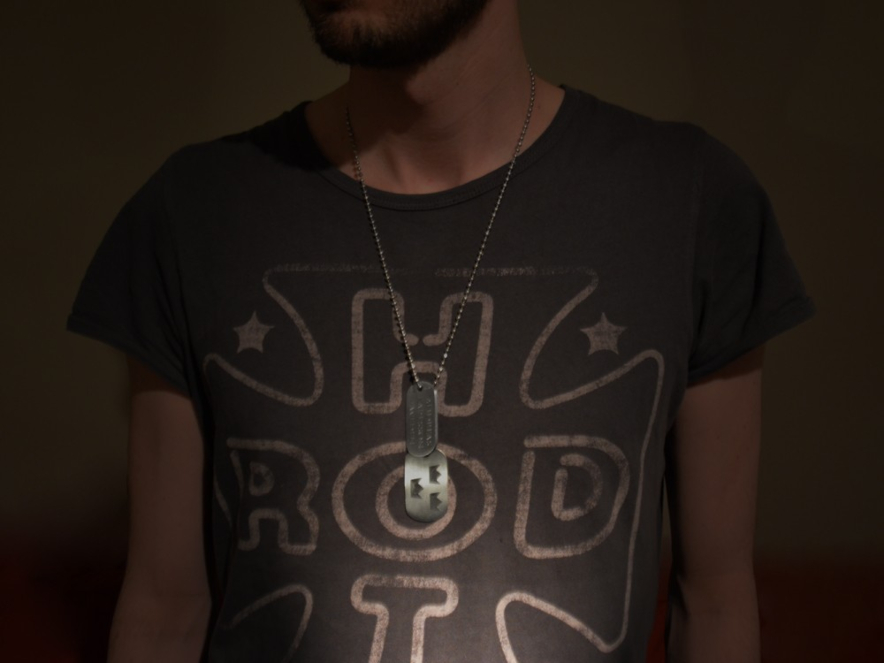 Dogtags Private Brushed Steelproduktbild #2
