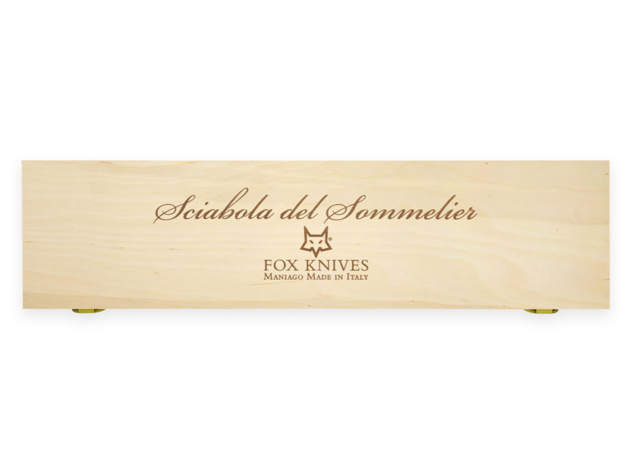 Champagnesabel Fox Sciabola del Sommelier Gun Metal Blackproduktbild #3