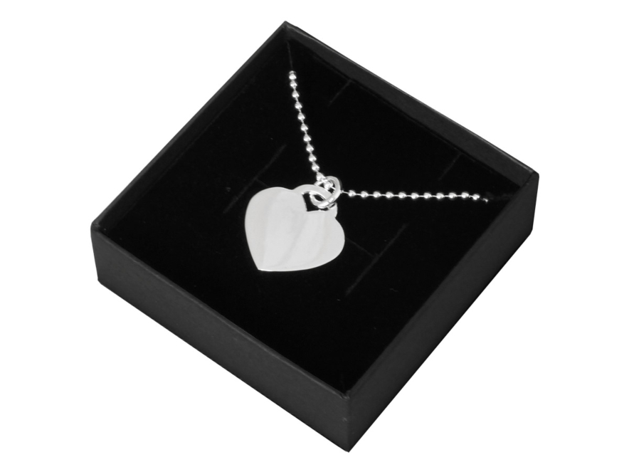 Halsband Hjärta Silver Eliseproduktbild #1