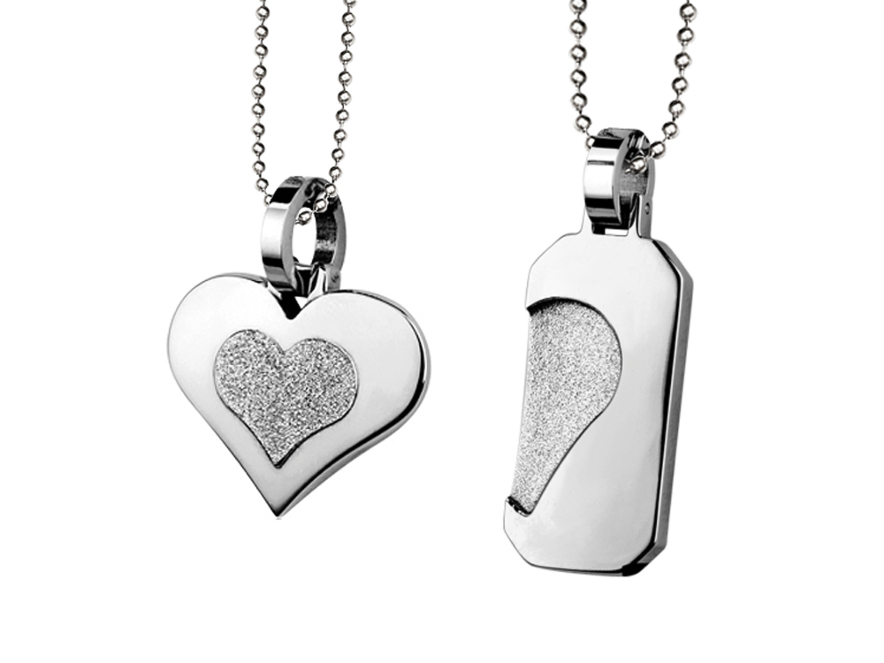Par Halsband Steel Loversproduktbild #1