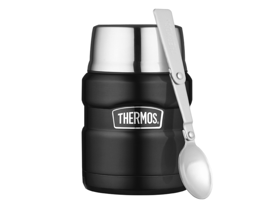 Mattermos Thermos King Black Original 0,5 Literproduktbild #1