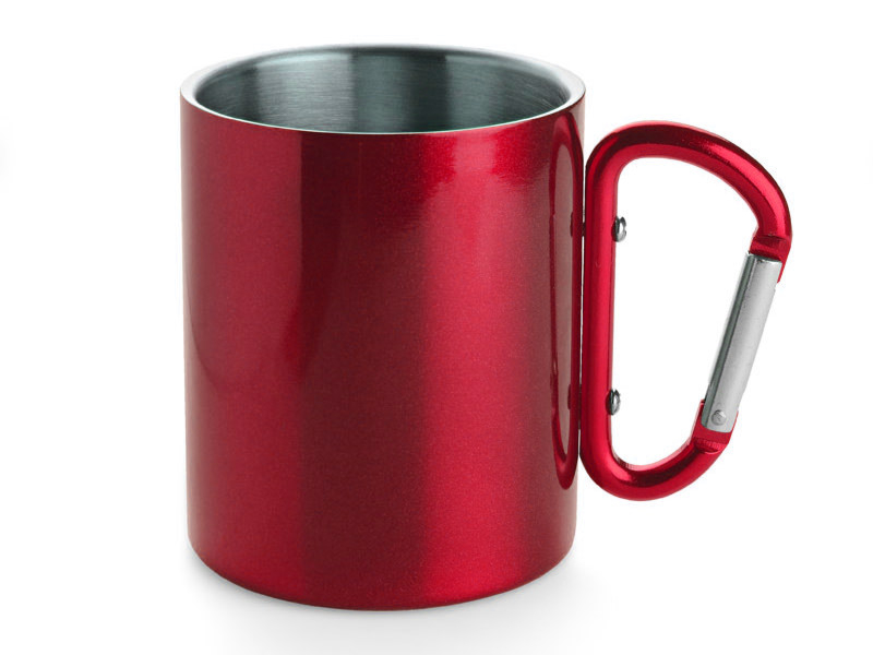 Metallmugg Karbinhake Forest Rödproduktbild #1