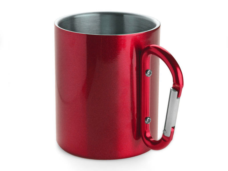 Metallmugg Karbinhake Forest Rödproduktbild #3