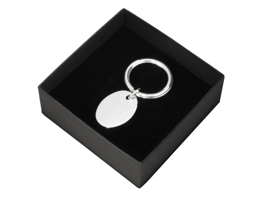 Nyckelring Sterling Silver Ovalproduktbild #1