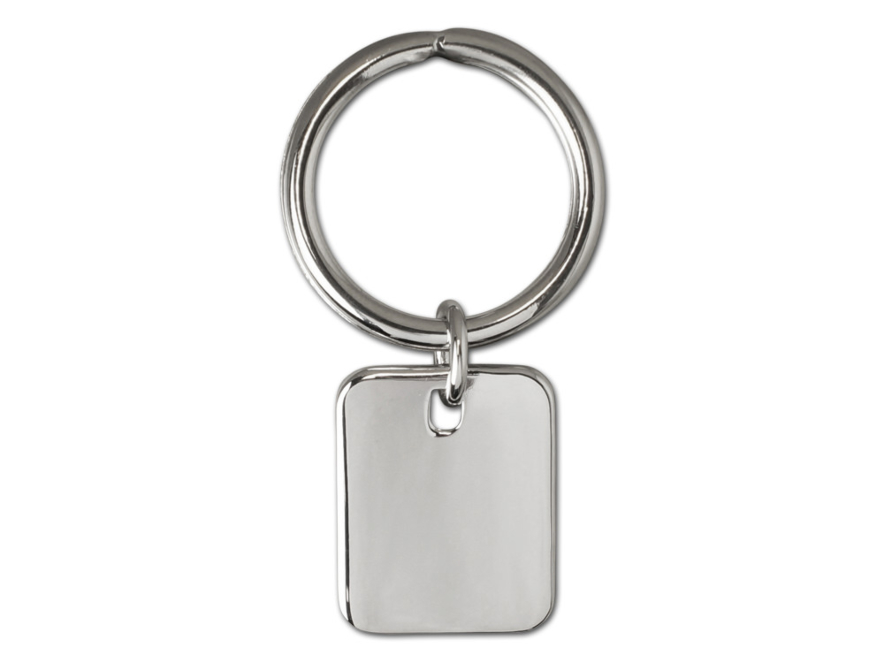 Nyckelring Sterling Silver Rectangleproduktbild #2