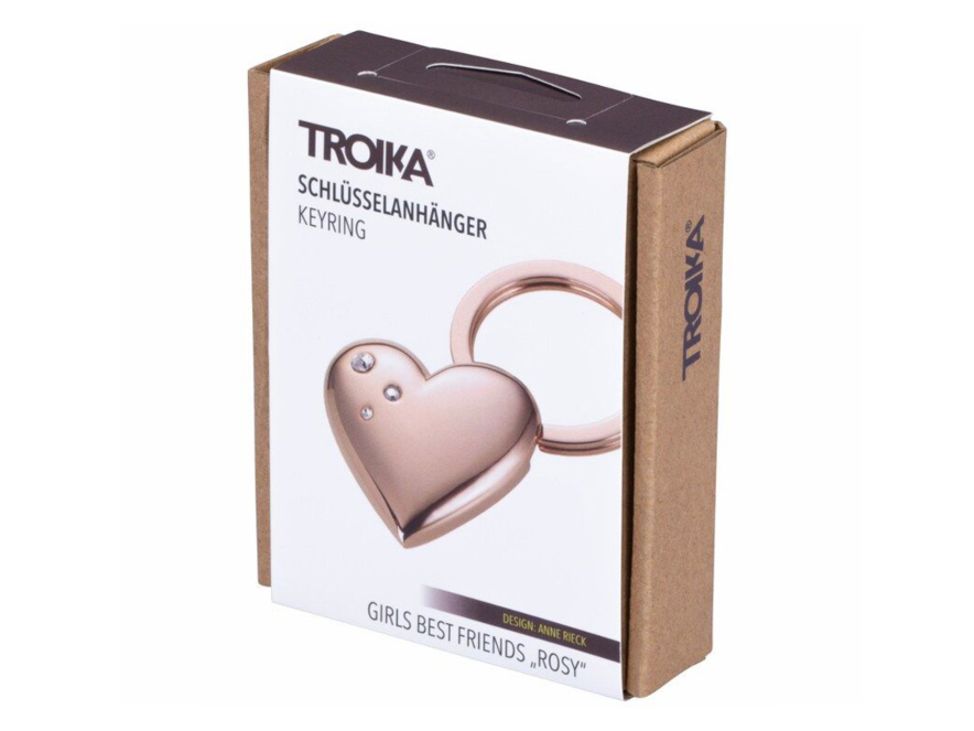 Nyckelring Hjärta Troika Shiny Rose Swarovskiproduktbild #3