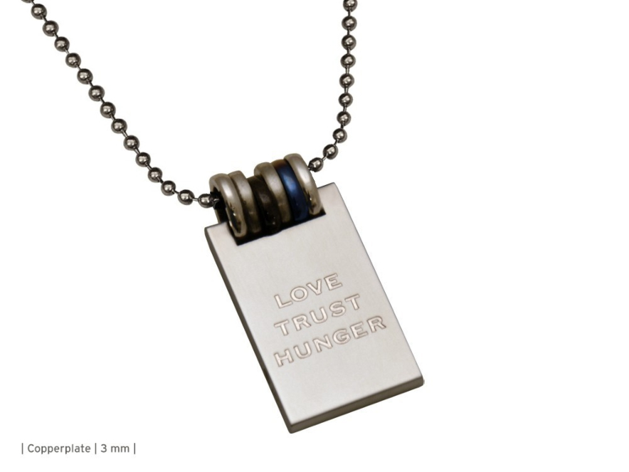 Halsband Inori Ocean Steelproduktbild #3