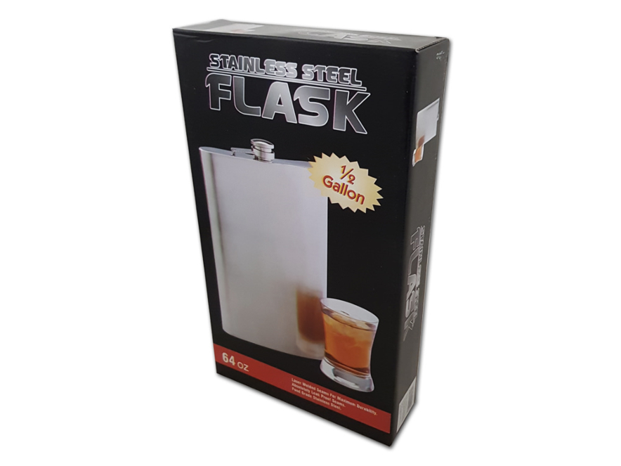 Stor Fickplunta Steel Flask Jumboproduktbild #3